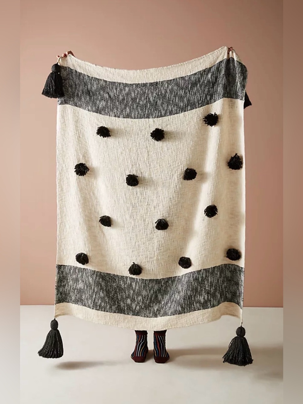 Anthropologie Shape Study Throw Blanket NWOT